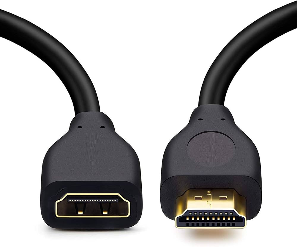 [1288] Buerotika HDMI 4K Extension Cable 5M M/F High Transfer Speed | 52171