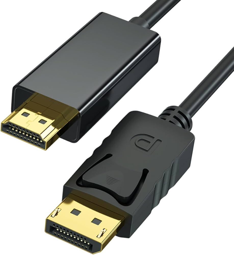 [4284] Buerotika DisplayPort to HDMI 4K Cable 1.5M – UHD High Transfer Speed | 52167