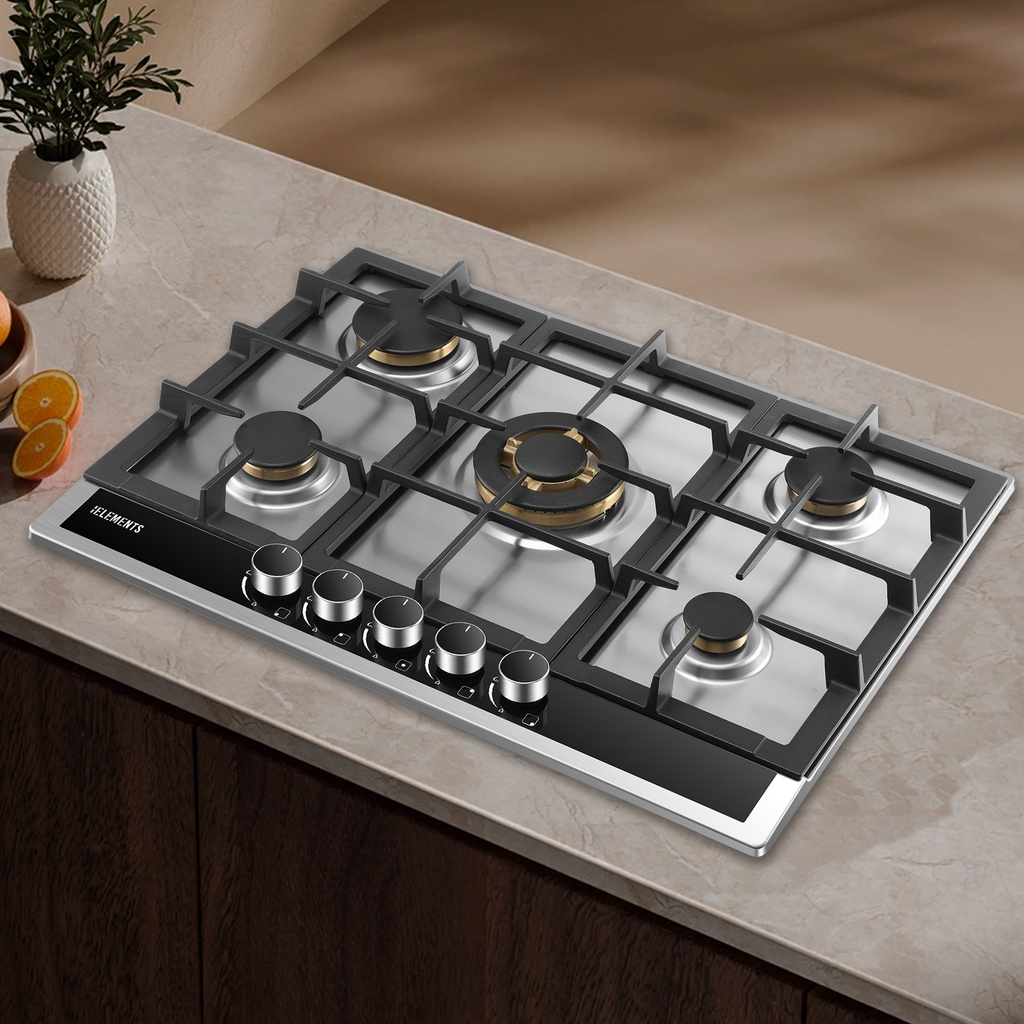 [1282] KB Elements Built-In Gas Cooktop ( 5 Burners ) – ELK70GH1-S
