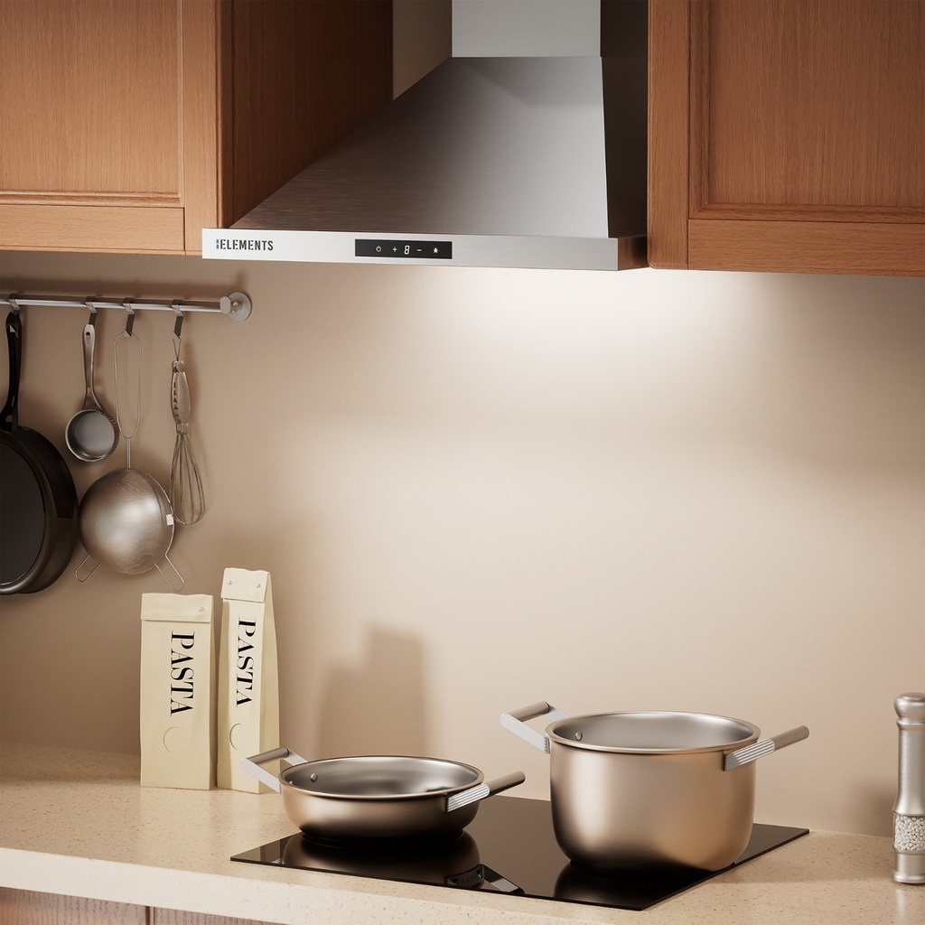 [1186] KB Elements Premium Pyramid Kitchen Hood – ELK60PR2