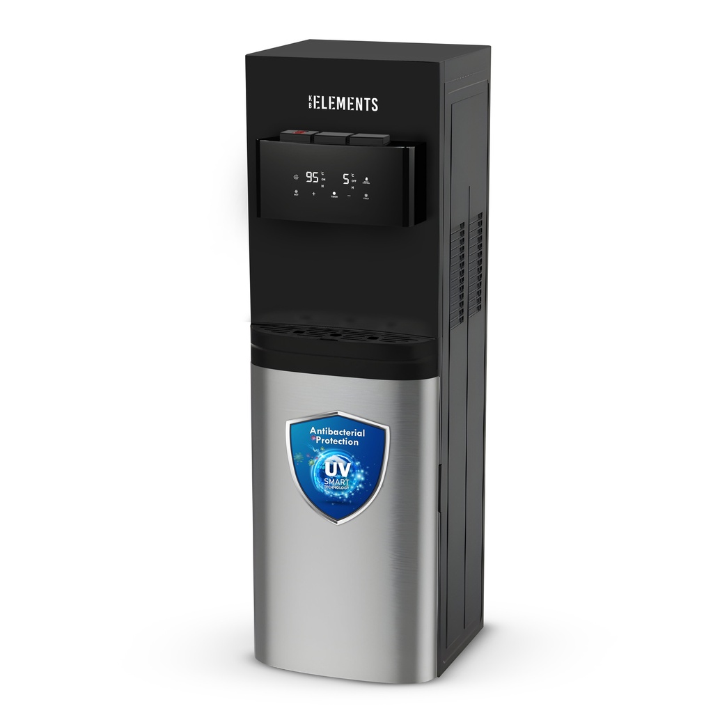 [5100] KB Elements Bottom-Load Water Dispenser – Hot, Cold & Room Temperature – ELW102D-B